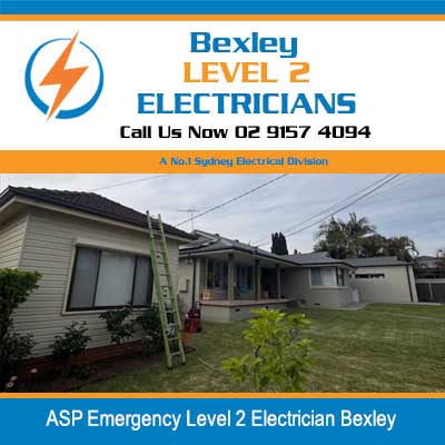ASP emergency level 2 electrician responding to urgent power issue at residential property in Bexley